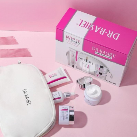 Set complet anti-pete  Spf 20 + Geanta Cadou- Dr. Rashel Whitening Kit with bag [1]
