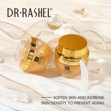 Crema Anti-Aging cu aur si colagen  - Dr Rashel 24K Gold & Collagen Anti-Wrinkle Gel Cream - 50 g [4]