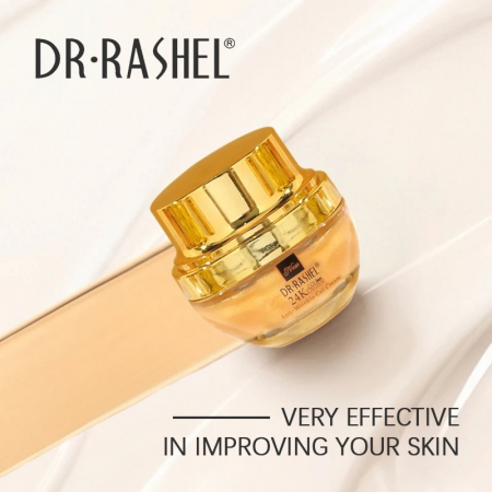 Crema Anti-Aging cu aur si colagen  - Dr Rashel 24K Gold & Collagen Anti-Wrinkle Gel Cream - 50 g [5]