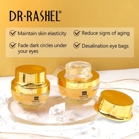 Crema Anti-Aging pentru zona ochilor - Dr Rashel 24K Gold And Collagen Eye Gel Cream 20 ml [3]