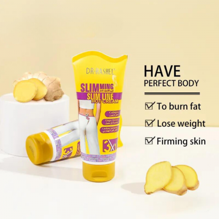 Crema Anticelulita cu efect de slabire - extract de ghimbir, turmeric si colagen Slimming Slim Line Hot Crea-150 ml [1]
