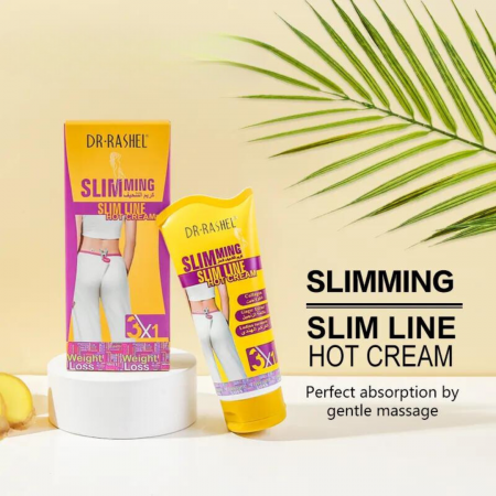 Crema Anticelulita cu efect de slabire - extract de ghimbir, turmeric si colagen Slimming Slim Line Hot Crea-150 ml [2]