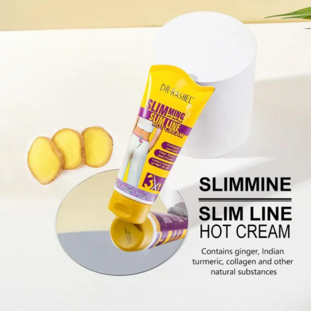 Crema Anticelulita cu efect de slabire - extract de ghimbir, turmeric si colagen Slimming Slim Line Hot Crea-150 ml [4]