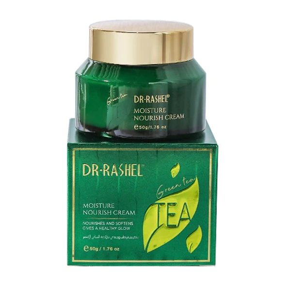 Ingrediente de baza - Crema cu Ceai Verde - Dr Rashel Green Tea Moisture and Nourish Facial Cream 50g
