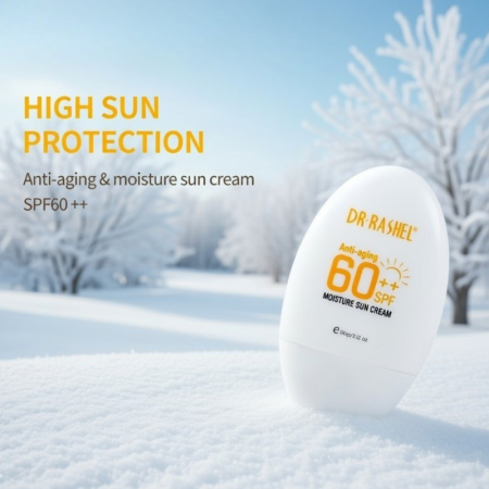 Vitamina c - Crema cu protectie solara Anti-aging - Dr Rashel sun cream SPF 60 ++ 60ml