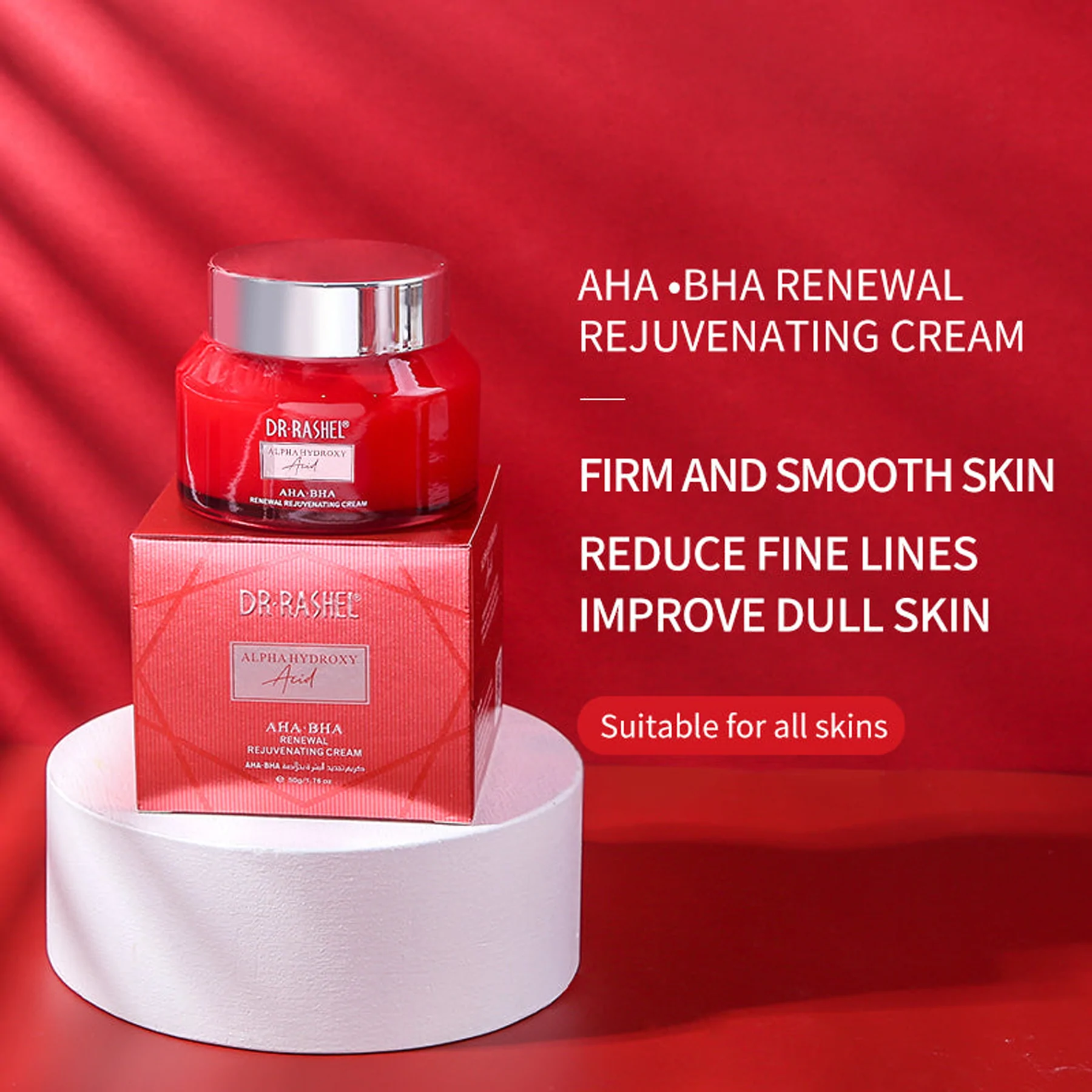 Crema de fata Miracle  Acid AHA-BHA- Dr Rashel Renewal Cream 50 g [2]