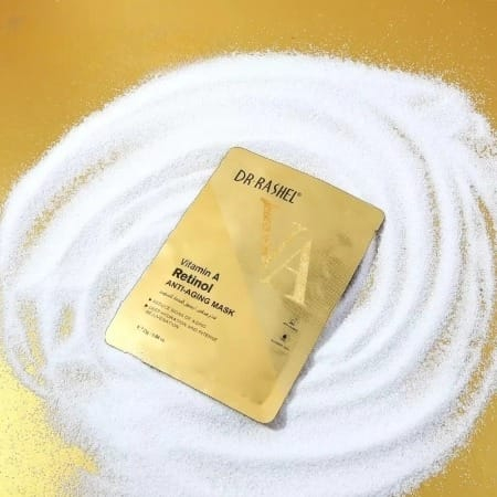 Promotii ❤️ - Masca de Fata Anti - Aging cu Retinol 1 buc x 25 g - Dr. Rashel Vitamin A Retinol Anti-Aging Mask