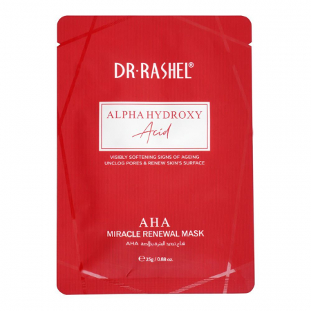 Masca Exfolianta cu AHA BHA pentru puncte negre 1 buc x 25g - Dr. Rashel Alpha Hydroxy Acid AHA Miracle Renewal Mask [1]