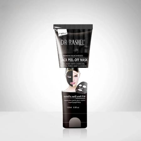 Masti de fata - Masca Neagra Detoxifianta cu Carbune Activ - Dr Rashel Black Peel-off Mask 120 ml
