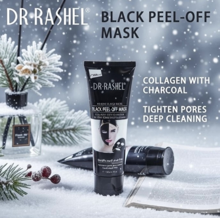 Masca Neagra Detoxifianta cu Carbune Activ - Dr Rashel Black Peel-off Mask 120 ml