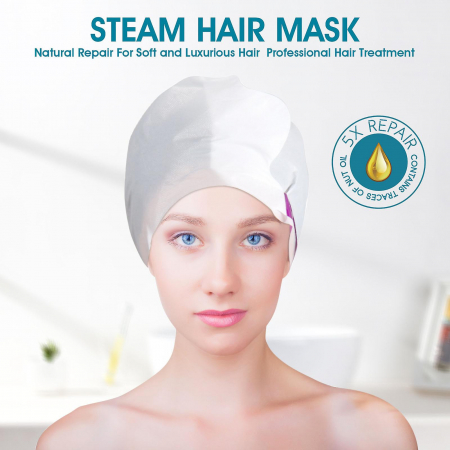 Mască de par cu ulei de argan Dr. Rashel Argan Oil Nourishing Steam Hair Mask - 1 Bucata [6]