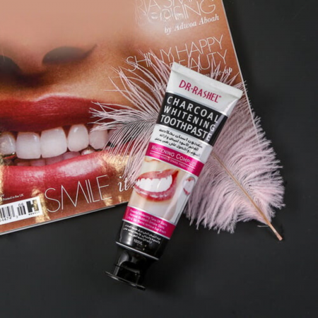 Promotii ❤️ - Pasta de Dinți cu Formula Avansată pentru Albire Dr. Rashel Charcoal Whitening Toothpaste-100 ml