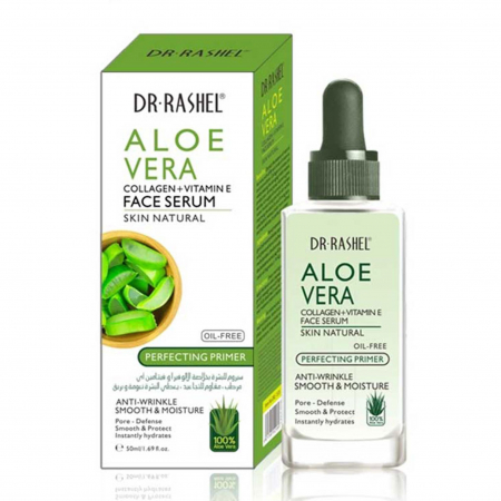 Serum cu  Aloe Vera, Colagen si Vitamina E Anti - Wrinkle - Dr Rashel Instantly Smooth  - 50 ml [5]