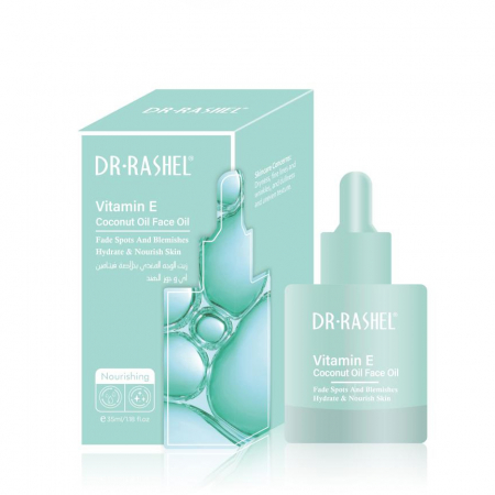 Ulei ultra hidratant cu Ulei de cocos si Vitamin E- Dr.Rashel Coconut Oil & Vitamin E Face Oil - 30ml [0]