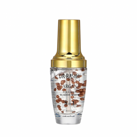 Serumuri - Ser de Fata pentru Riduri cu Colagen si Ulei de Argan -  Dr. Rashel Argan Collagen Elastin Serum 8 in 1 Anti Wrinkle Face Serum 40 ml