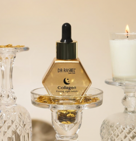 Promotii ❤️ - Ser de noapte pentru fermitate cu Colagen 2% - Dr Rashel Collagen Firming Night Serum - 35 ml