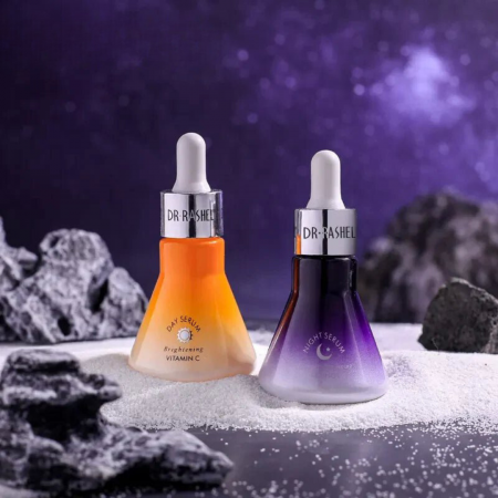 Rutina completa - Set 2 Serumuri cu Vitamina C si  Retinol  Day & Night Face Serum