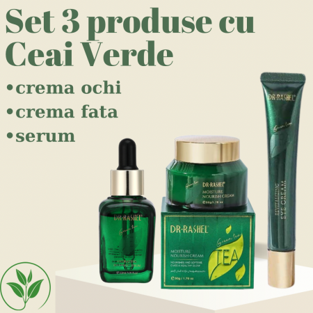 Set 3 Produse Ceai Verde - Dr Rashel Green Tea Moisture and Nourish Skin set [4]