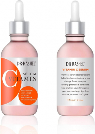 Set 3 seruri Anti - Aging cu Vitamina C, Acid Hialuronic si Retinol - Dr. Rashel Facial Serum pack [3]