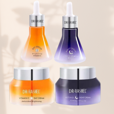 Set 4 produse Anti Aging Vitamina C & Retinol - Dr Rashel Day&Night Pack [7]