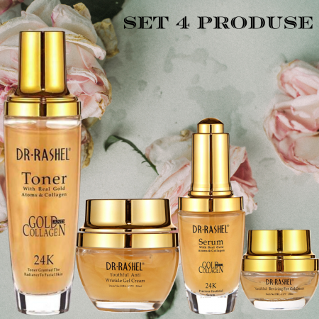 Set 4 produse Lifting Instant 24k Gold si colagen -Dr Rashel Anti Aging Set [1]