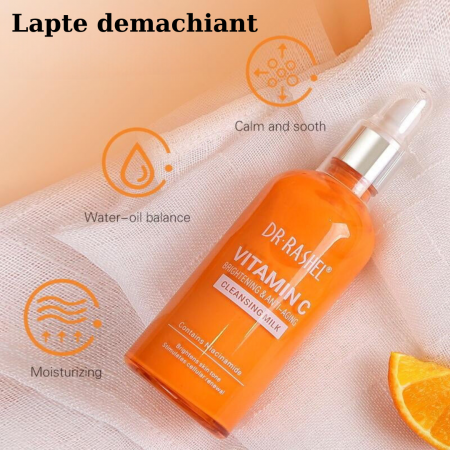 Set 5 Produse Anti - Aging cu Vitamina C, Acid Hialuronic si Niacinamide pentru Luminozitate - Dr. Rashel Skin Care [2]