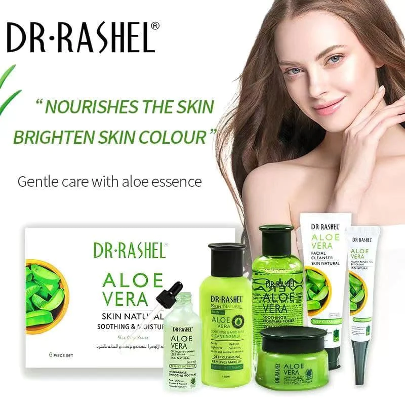 Set 6 Produse Anti- Aging Hidratante cu  Aloe Vera - Dr. Rashel Aloe Vera Set [8]