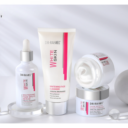 Rutina completa - Set complet anti-pete  Spf 20 + Geanta Cadou- Dr. Rashel Whitening Kit with bag