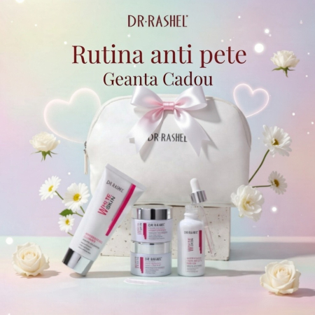 Promotii❤️ - Set complet anti-pete  Spf 20 + Geanta Cadou- Dr. Rashel Whitening Kit with bag