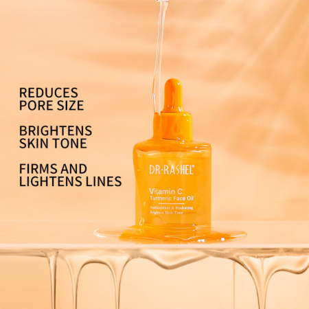 Ulei Iluminator cu Vitamina C si Turmeric Dr. Rashel Vitamin C Turmeric Face Oil - 30 ml [4]