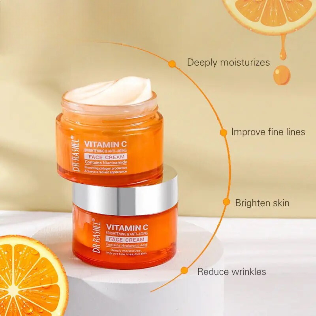 Crema Cu Vitamina C Si Acid Hialuronic Dr Rashel Face Cream 50gr 