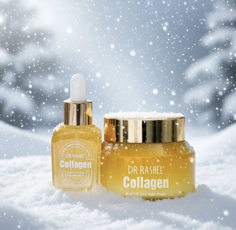 Set 2 Produse Anti - Aging cu Colagen-Efect de Lifting rutina de noapte - Collagen Multi-Lift Ultra Skin Care Set