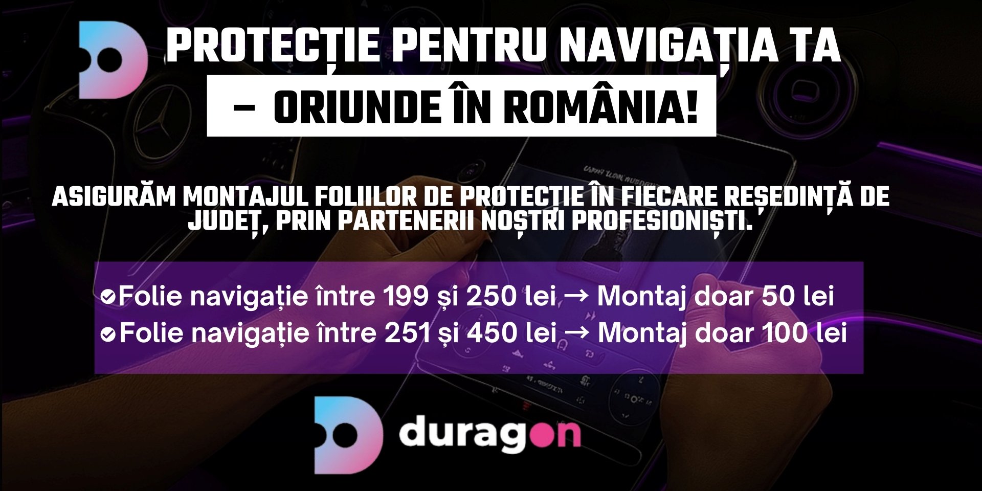 Montaj oriunde in Roamania!