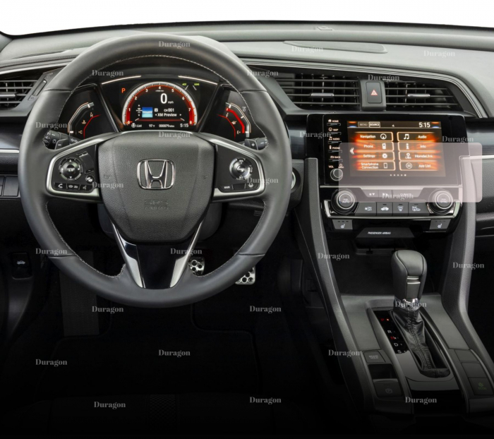 Folie Navigatie Honda Civic Hatchback 2019-2021 [2]