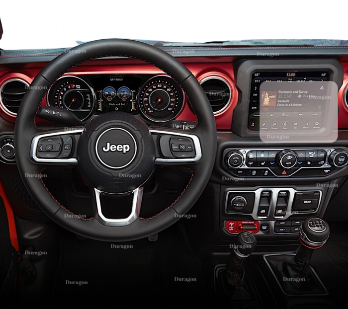 Folie Navigatie Jeep Wrangler Rubicon 2018+ [2]