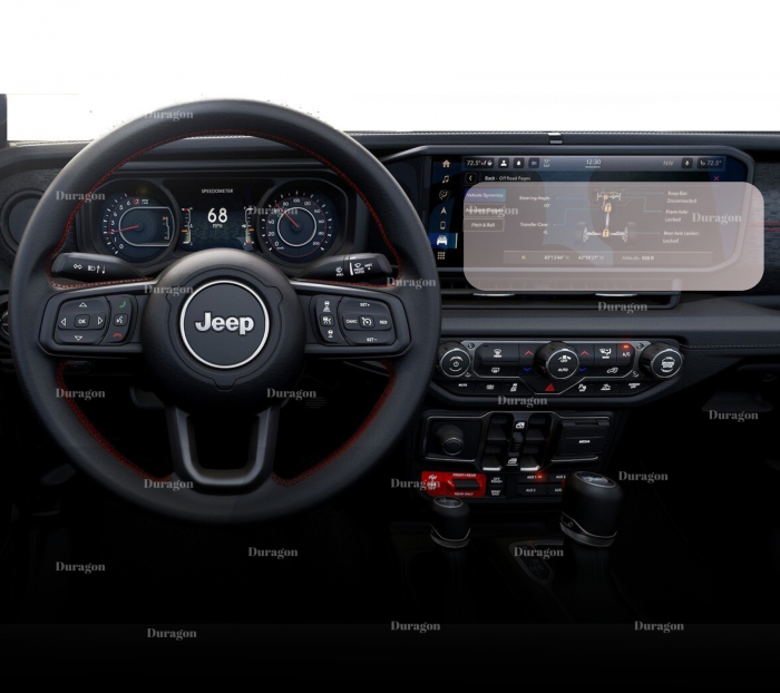 Folie Navigatie Jeep Wrangler Willys 2023+ [2]