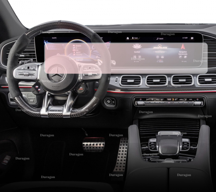 Folie Navigatie Mercedes-Benz EQC 400 2019+ [2]