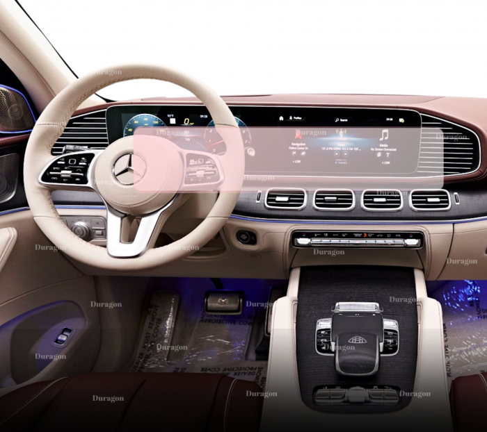Folie Navigatie Mercedes-Benz GLS (X167) 2019-2023 [2]