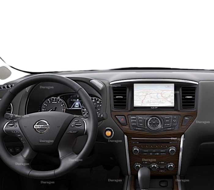 Folie Navigatie Nissan Pathfinder 2016-2021 [2]