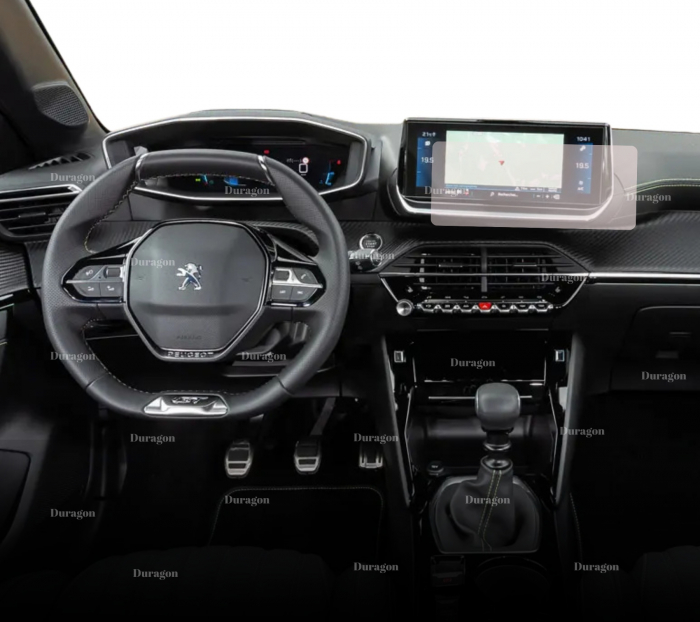 Folie Navigatie Peugeot e-208 2019-2023 [2]
