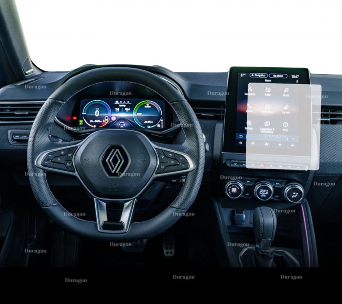 Folie Navigatie Renault Clio 2023+, 9.3 inch [2]
