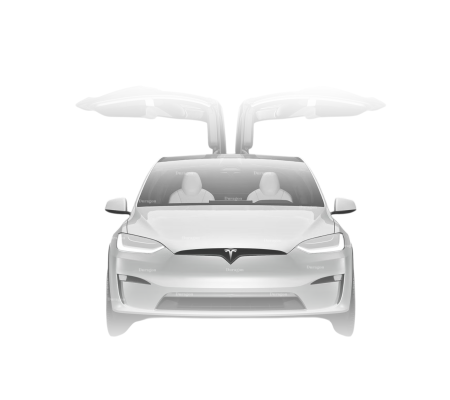 Folie Protecție Faruri Tesla Model X 2023+ [1]