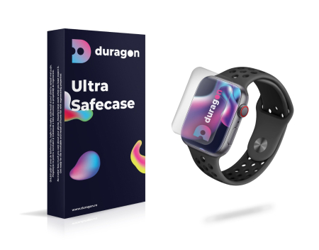Google - Folie silicon Duragon, compatibila cu Google Pixel Watch 4, 45 mm, protectie ecran, antisoc
