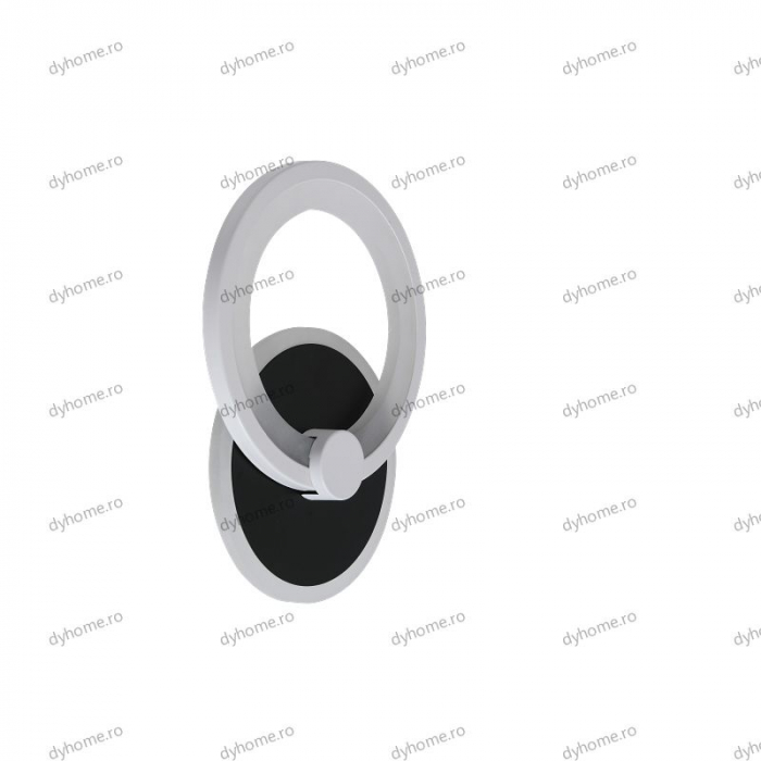 Aplica de perete circular design, 3 tipuri de lumina, 24W [2]