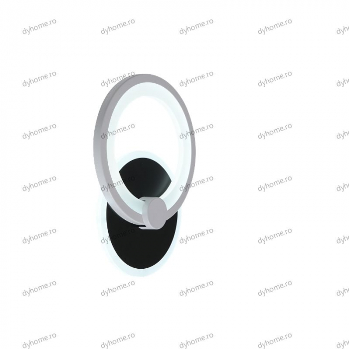 Aplica de perete circular design, 3 tipuri de lumina, 24W [5]