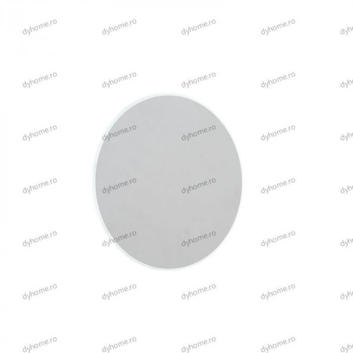 Aplica de perete LED circular design alb touch, 3 tipuri de lumina, 34W [5]