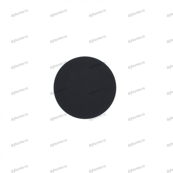 Aplica de perete LED circular design negru touch, 3 tipuri de lumina, 22W [5]
