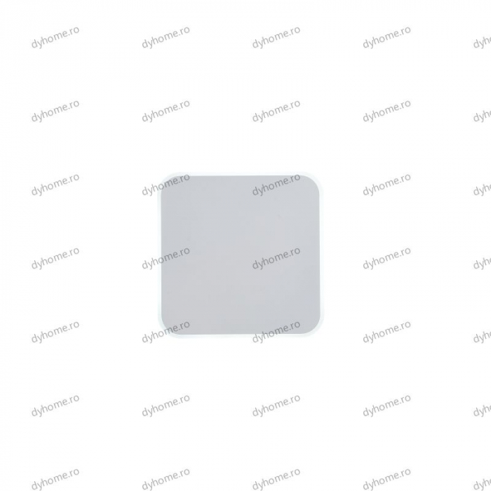 Aplica de perete LED partrat design alb touch, 3 tipuri de lumina, 28W [5]