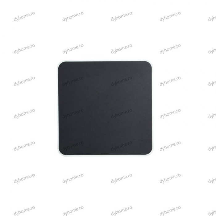 Aplica de perete LED partrat design negru touch, 3 tipuri de lumina, 42W [5]
