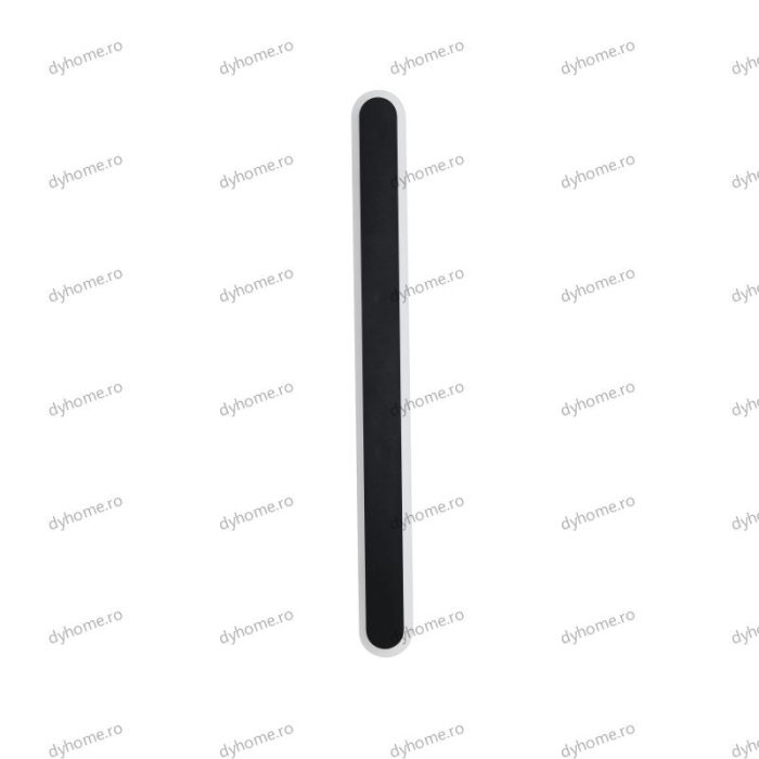 Aplica de perete LED strip light 600mm negru, 3 tipuri de lumina, 48W [2]